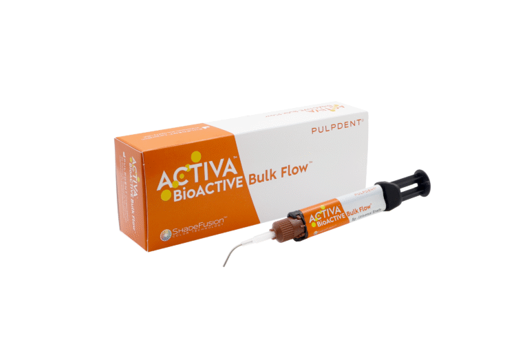 Leggi l'articolo Pulpdent® presenta un restauro dentale di nuova generazione con riempimento in massa: ACTIVA BioACTIVE Bulk Flow