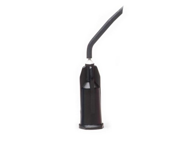 Punte contagocce nere pre-curvate calibro 22
