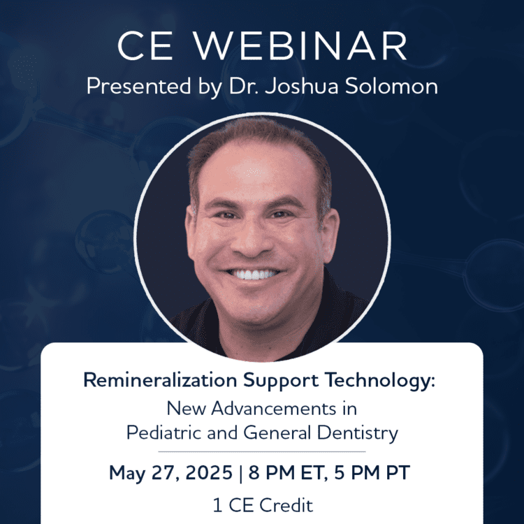 Leggi l'articolo 📢 Join our Free Webinar: Remineralization Support Technology: New Advancements in Pediatric and General Dentistry